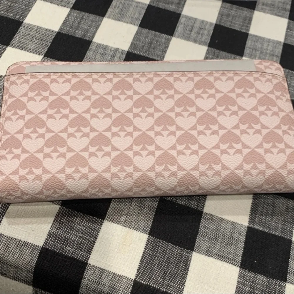 Kate Spade New York Women Penn Place Embossed Neda Zip Around Wallet Rose Cloud